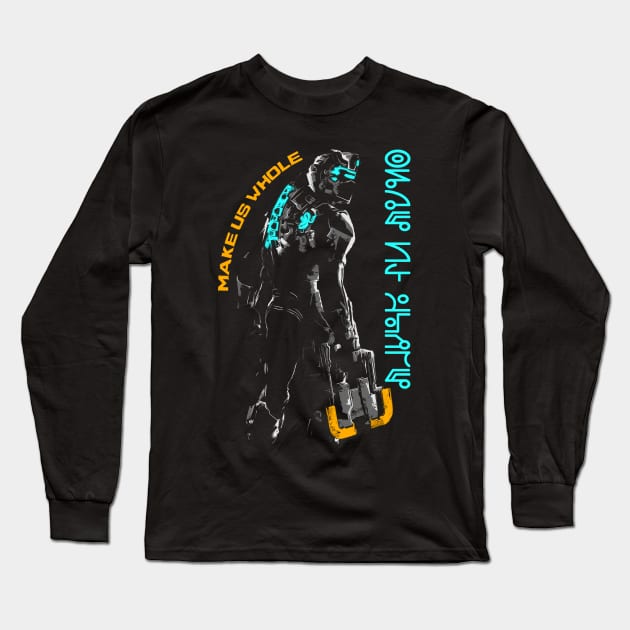 Dead Space Isaac Clarke Long Sleeve T-Shirt by Power Up Prints